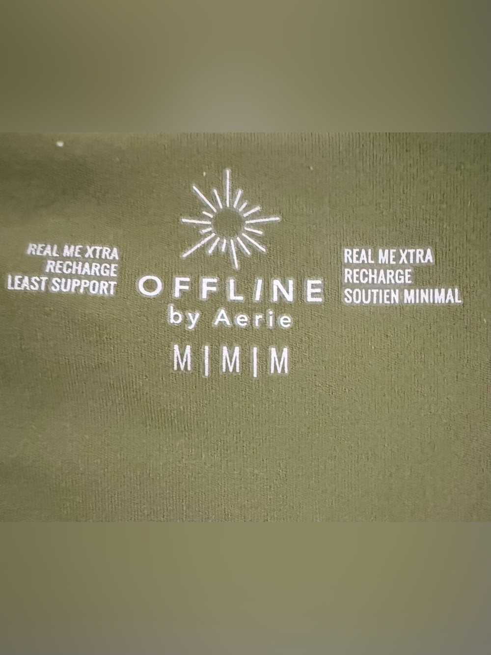 Offline by Aerie Olive Green Active Set Top Size Medium / Shorts Size Small - Picture 4 of 5